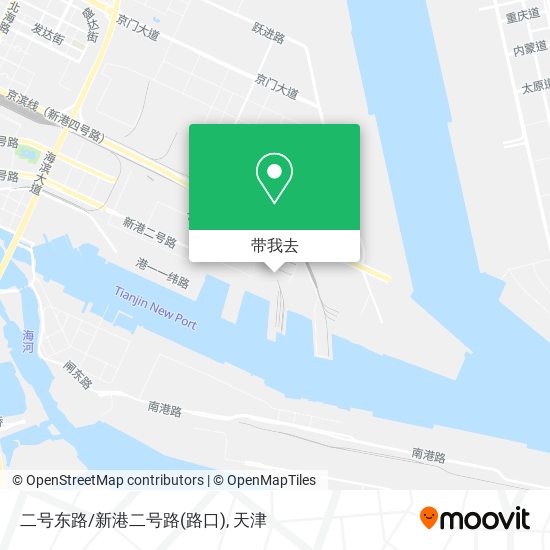 二号东路/新港二号路(路口)地图