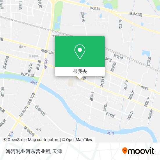 海河乳业河东营业所地图