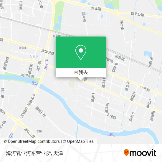 海河乳业河东营业所地图