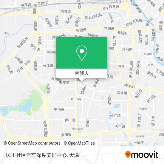民正社区汽车深度养护中心地图