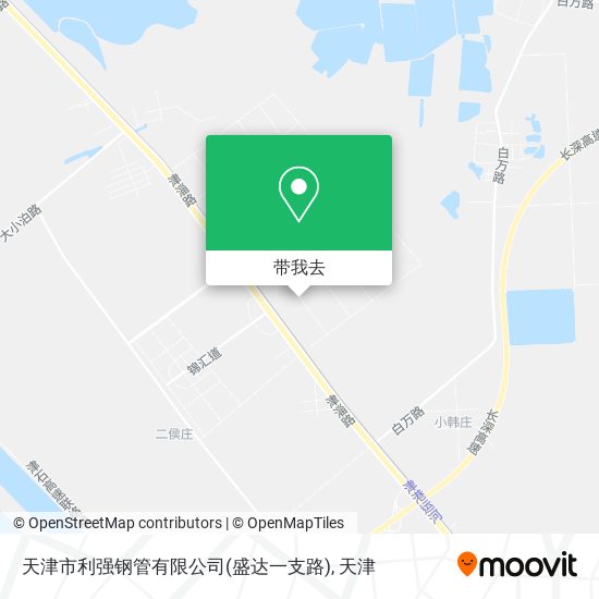 天津市利强钢管有限公司(盛达一支路)地图