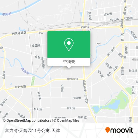 富力湾-天阔园11号公寓地图