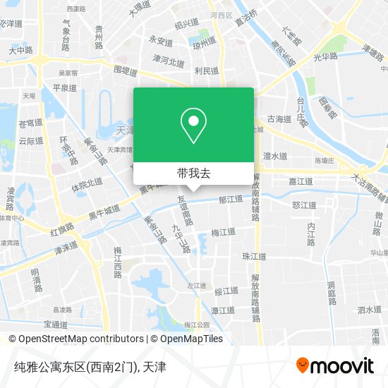 纯雅公寓东区(西南2门)地图