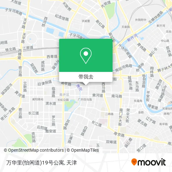 万华里(怡闲道)19号公寓地图