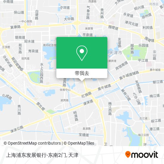 上海浦东发展银行-东南2门地图