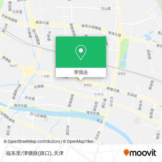 福东里/津塘路(路口)地图