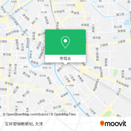 宝祥塑钢断桥铝地图