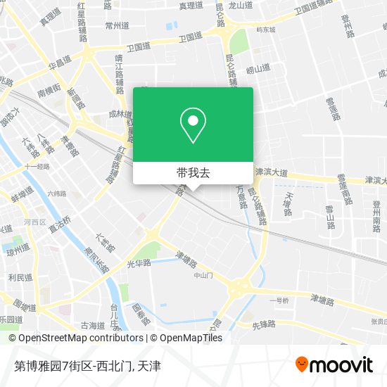 第博雅园7街区-西北门地图