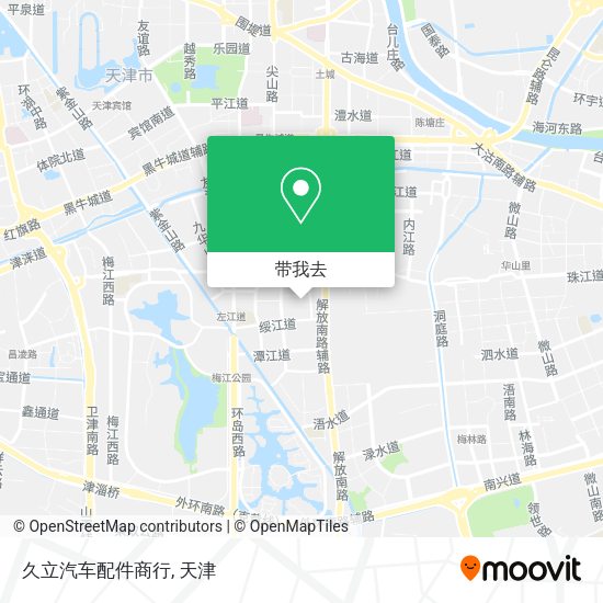 久立汽车配件商行地图