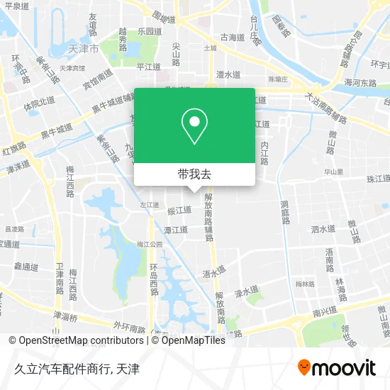久立汽车配件商行地图