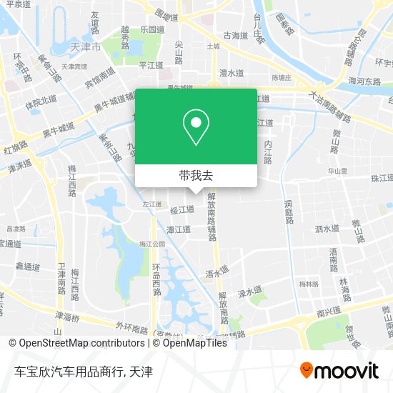 车宝欣汽车用品商行地图