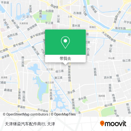 天津继焱汽车配件商行地图