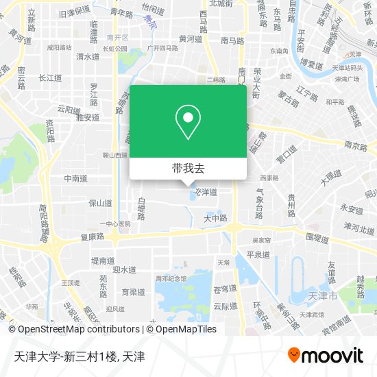 天津大学-新三村1楼地图