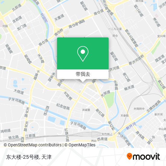 东大楼-25号楼地图