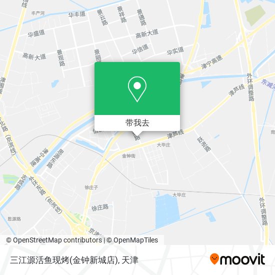 三江源活鱼现烤(金钟新城店)地图