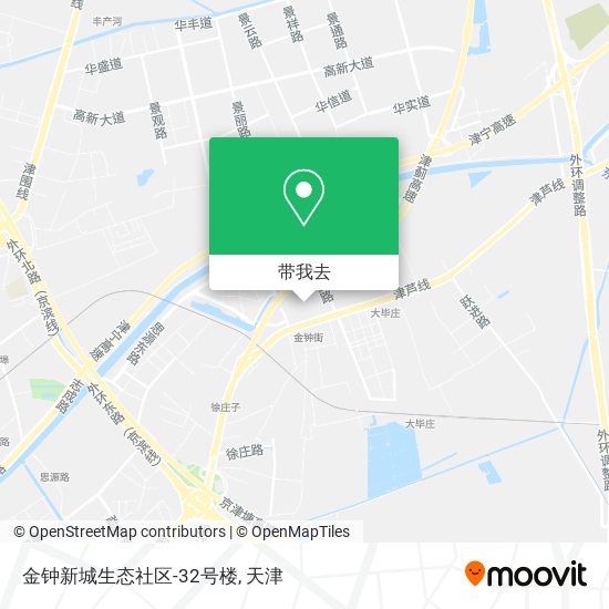 金钟新城生态社区-32号楼地图