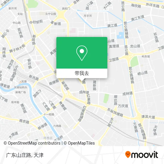 广东山庄路地图