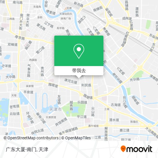 广东大厦-南门地图
