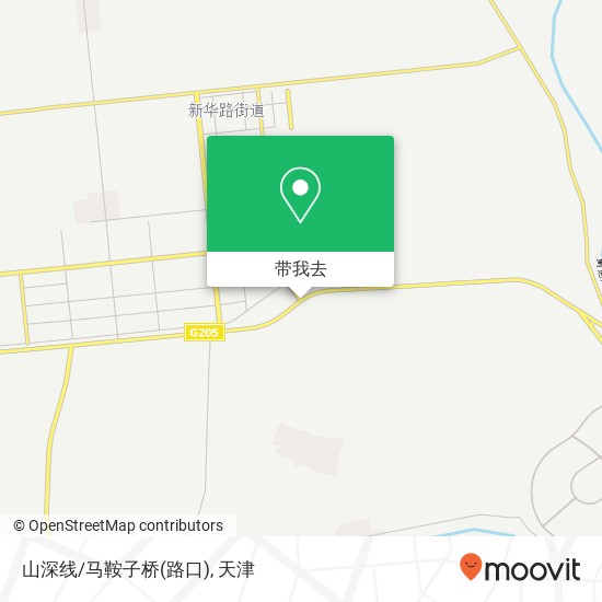 山深线/马鞍子桥(路口)地图