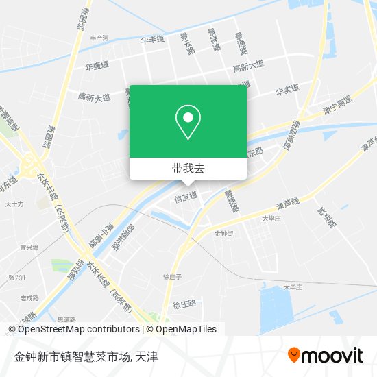 金钟新市镇智慧菜市场地图