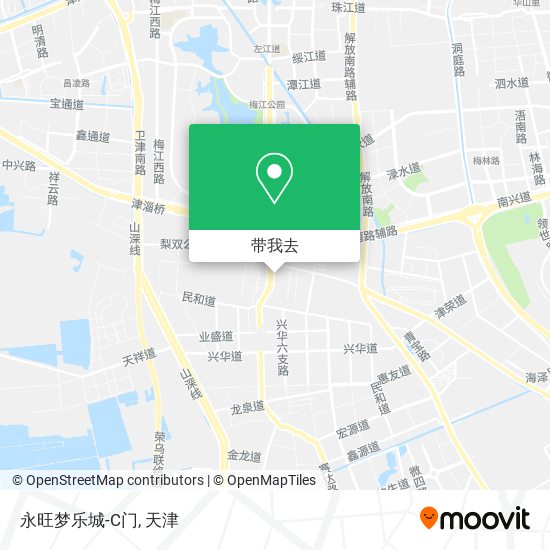 永旺梦乐城-C门地图