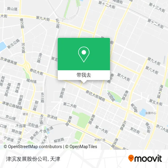 津滨发展股份公司地图