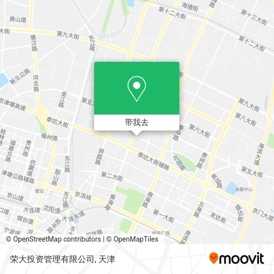 荣大投资管理有限公司地图