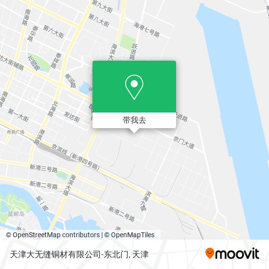 天津大无缝铜材有限公司-东北门地图