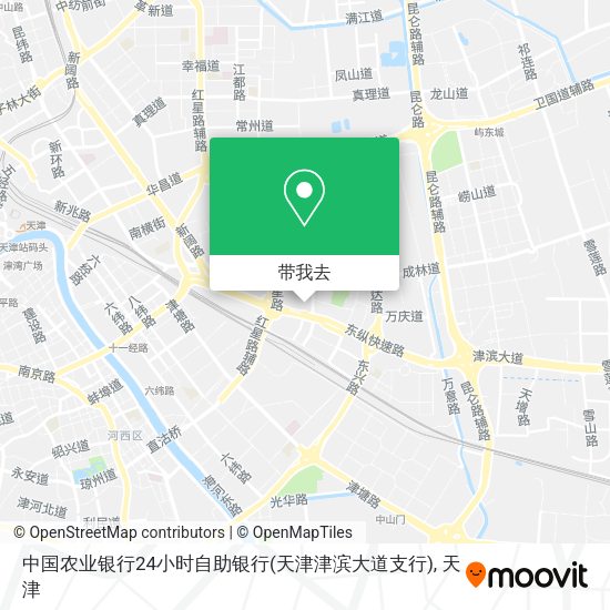中国农业银行24小时自助银行(天津津滨大道支行)地图