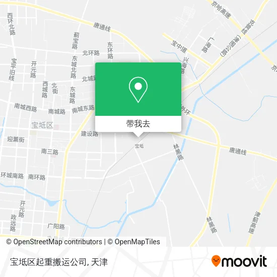 宝坻区起重搬运公司地图