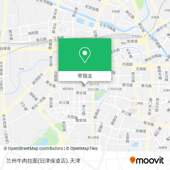 兰州牛肉拉面(旧津保道店)地图