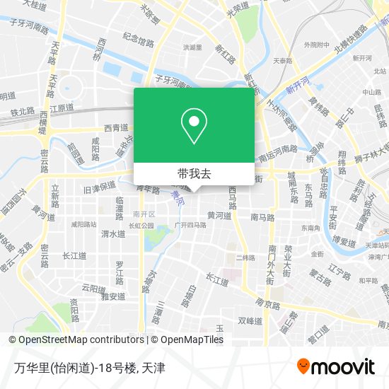 万华里(怡闲道)-18号楼地图