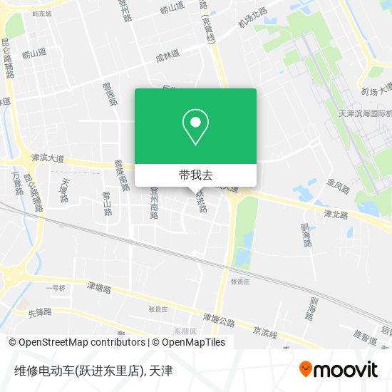 维修电动车(跃进东里店)地图