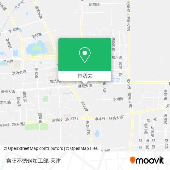 鑫旺不锈钢加工部地图