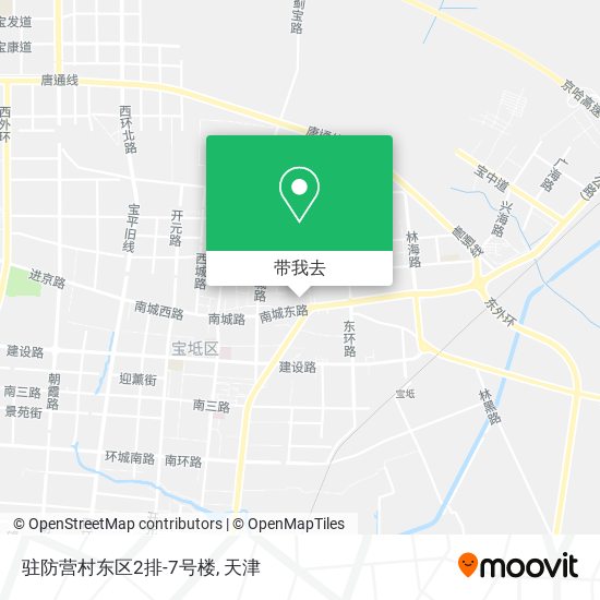 驻防营村东区2排-7号楼地图