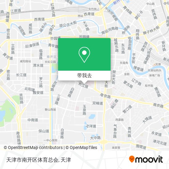 天津市南开区体育总会地图