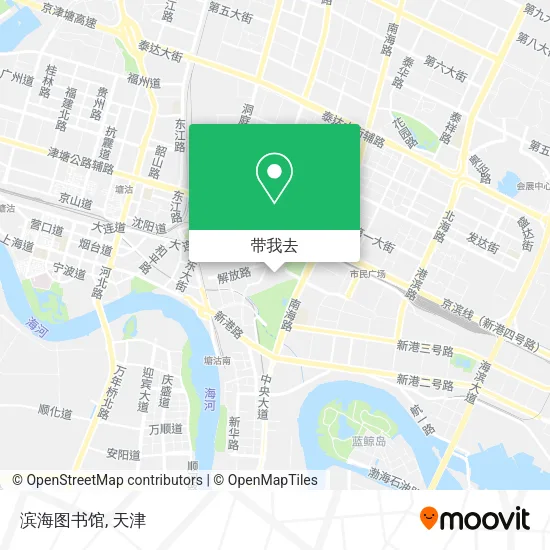 滨海图书馆地图