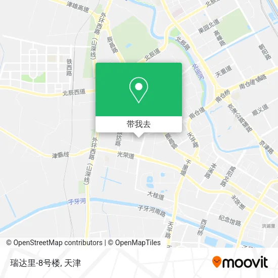 瑞达里-8号楼地图