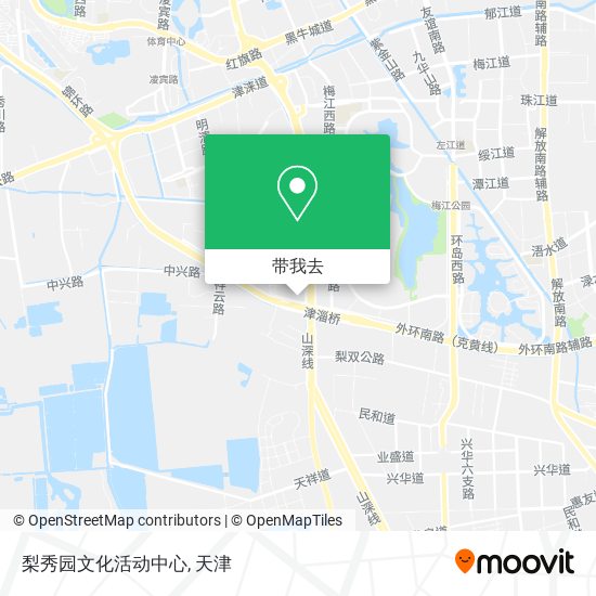 梨秀园文化活动中心地图