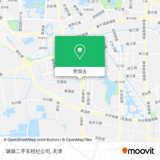 璐璐二手车经纪公司地图