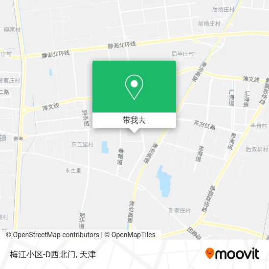 梅江小区-D西北门地图