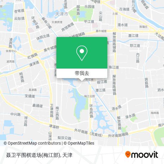 聂卫平围棋道场(梅江部)地图