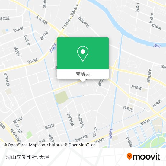 海山立复印社地图