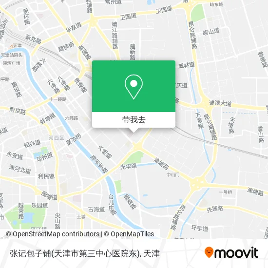 张记包子铺(天津市第三中心医院东)地图