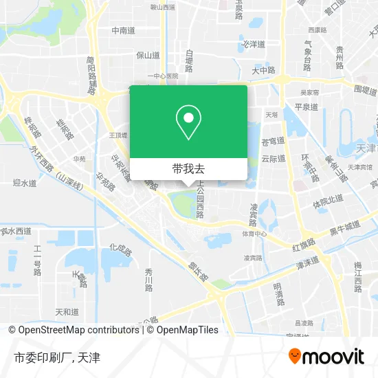 市委印刷厂地图
