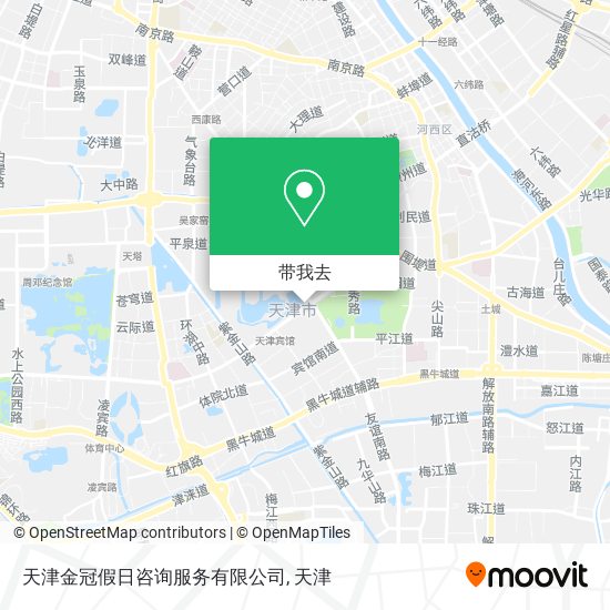 天津金冠假日咨询服务有限公司地图