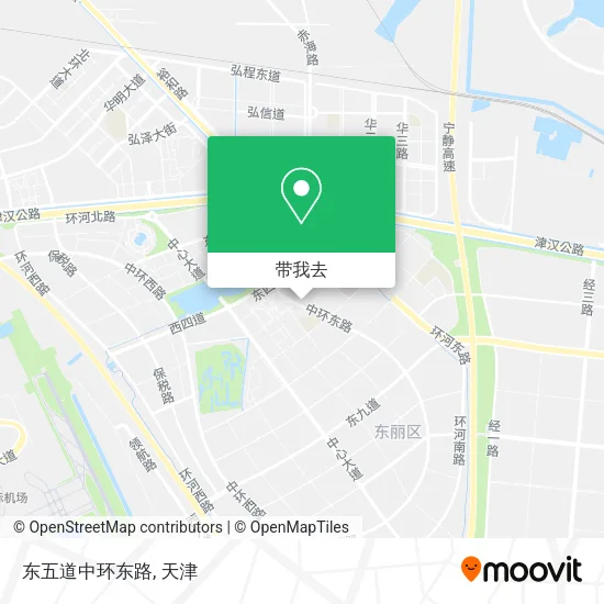 东五道中环东路地图