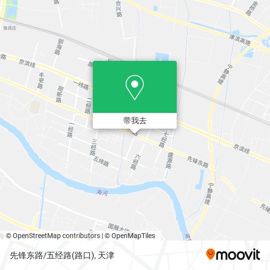 先锋东路/五经路(路口)地图