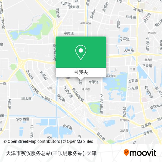 天津市殡仪服务总站(王顶堤服务站)地图