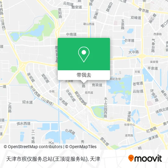 天津市殡仪服务总站(王顶堤服务站)地图
